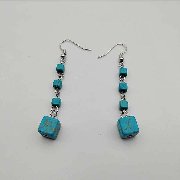 PandaHall Bohemian Tassel Synthetic Turquoise & Alloy Dangle Earrings for Women Synthetic Turquoise
PandaHall Bohemian Tassel Synthetic Turquoise & Alloy Dangle Earrings for Women Synthetic Turquoise