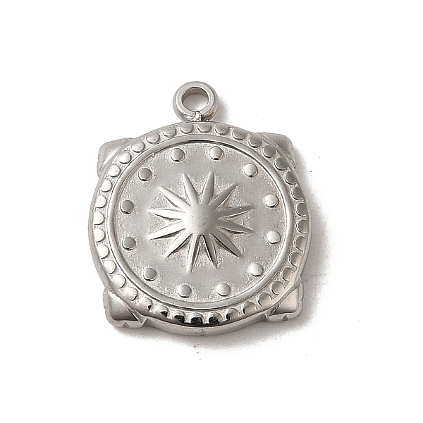 PandaHall 304 Stainless Steel Pendants, Flat Round with Sun Pattern Charm, Stainless Steel Color, 27x14x2.5mm, Hole: 1.6mm 304 Stainless...
PandaHall 304 Stainless Steel Pendants, Flat Round with Sun Pattern Charm, Stainless Steel Color, 27x14x2.5mm, Hole: 1.6mm 304 Stainless...