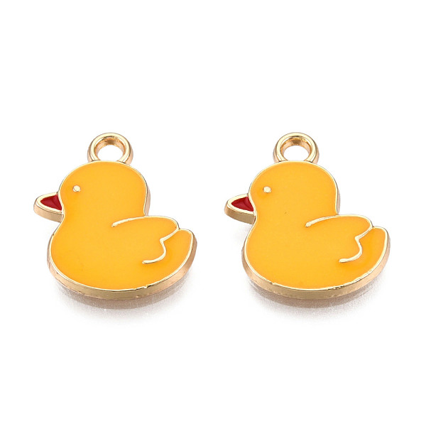 PandaHall Alloy Pendants, with Enamel, Cadmium Free & Lead Free, Light Gold, Chick, Gold, 16.5x14x2mm, Hole: 2mm Alloy+Enamel Other Animal...
PandaHall Alloy Pendants, with Enamel, Cadmium Free & Lead Free, Light Gold, Chick, Gold, 16.5x14x2mm, Hole: 2mm Alloy+Enamel Other Animal...