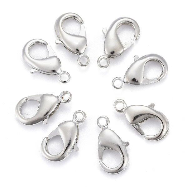 PandaHall Brass Lobster Claw Clasps, Parrot Trigger Clasps, Cadmium Free & Nickel Free & Lead Free, Platinum, 12x7x3mm, Hole: 1mm Brass...
PandaHall Brass Lobster Claw Clasps, Parrot Trigger Clasps, Cadmium Free & Nickel Free & Lead Free, Platinum, 12x7x3mm, Hole: 1mm Brass...