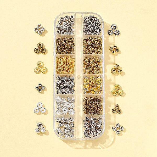 PandaHall 525Pcs 12 Style Brass & Alloy Spacer Beads, Rondelle & Flower & Bicone, Mixed Color, 4~6.5x3~6.5mm, Hole: 1~2.2mm Alloy Mixed...
PandaHall 525Pcs 12 Style Brass & Alloy Spacer Beads, Rondelle & Flower & Bicone, Mixed Color, 4~6.5x3~6.5mm, Hole: 1~2.2mm Alloy Mixed...