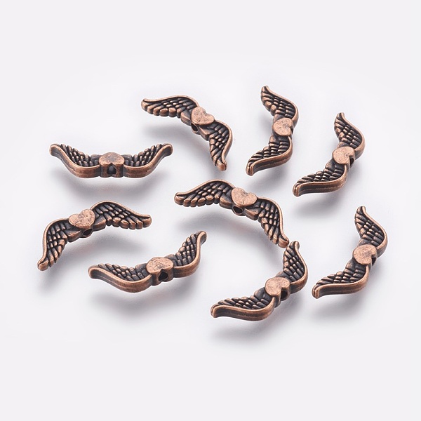 PandaHall Tibetan Style Alloy Beads, Cadmium Free & Lead Free, Wing, Red Copper, 20x7x3mm Alloy Wing
PandaHall Tibetan Style Alloy Beads, Cadmium Free & Lead Free, Wing, Red Copper, 20x7x3mm Alloy Wing