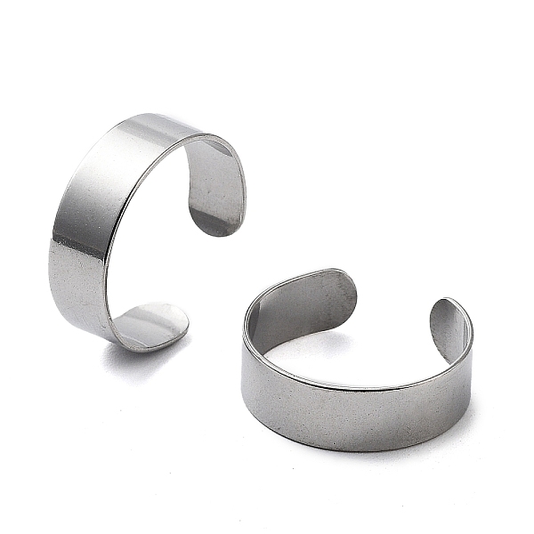 PandaHall 304 Stainless Steel Cuff Rings, Open Finger Rings, Wide Band Rings, Stainless Steel Color, 6mm, Inner Diameter: 17.5mm 304...
PandaHall 304 Stainless Steel Cuff Rings, Open Finger Rings, Wide Band Rings, Stainless Steel Color, 6mm, Inner Diameter: 17.5mm 304...
