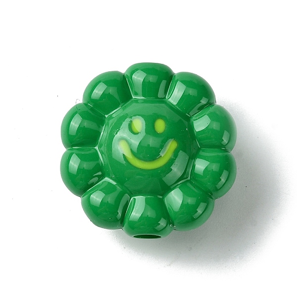PandaHall Dopamine Style Opaque Acrylic Beads, Flower with Smiling, Sea Green, 23.5x24x11.5mm, Hole: 3.5mm Acrylic Flower
PandaHall Dopamine Style Opaque Acrylic Beads, Flower with Smiling, Sea Green, 23.5x24x11.5mm, Hole: 3.5mm Acrylic Flower