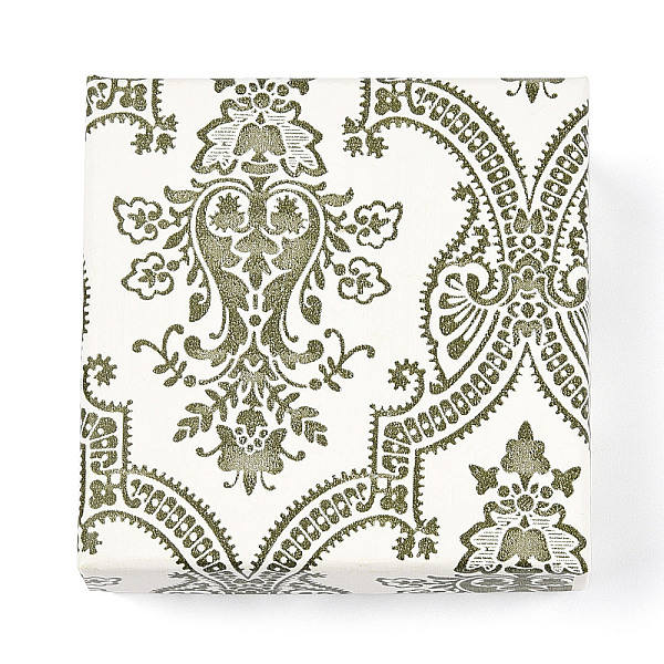 PandaHall Flower Printed Cardboard Jewelry Boxes, with Black Sponge, for Jewelry Gift Packaging, Square, White, 7.5x7.5x3.35cm, Inside...
PandaHall Flower Printed Cardboard Jewelry Boxes, with Black Sponge, for Jewelry Gift Packaging, Square, White, 7.5x7.5x3.35cm, Inside...