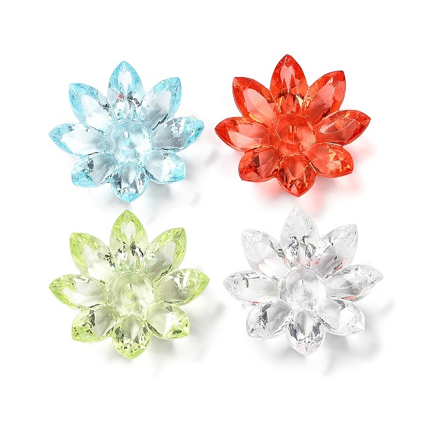 PandaHall Transparent Acrylic Beads Caps, Flower, Mixed Color, 31x31x9mm, Hole: 1.8mm, about 146pcs/500g Acrylic Multicolor
PandaHall Transparent Acrylic Beads Caps, Flower, Mixed Color, 31x31x9mm, Hole: 1.8mm, about 146pcs/500g Acrylic Multicolor
