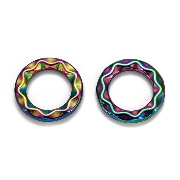 PandaHall Ion Plating(IP) 304 Stainless Steel Linking Rings, Round Ring, Rainbow Color, 24.5x3.5mm, Inner Diameter: 16mm 304 Stainless Steel...
PandaHall Ion Plating(IP) 304 Stainless Steel Linking Rings, Round Ring, Rainbow Color, 24.5x3.5mm, Inner Diameter: 16mm 304 Stainless Steel...