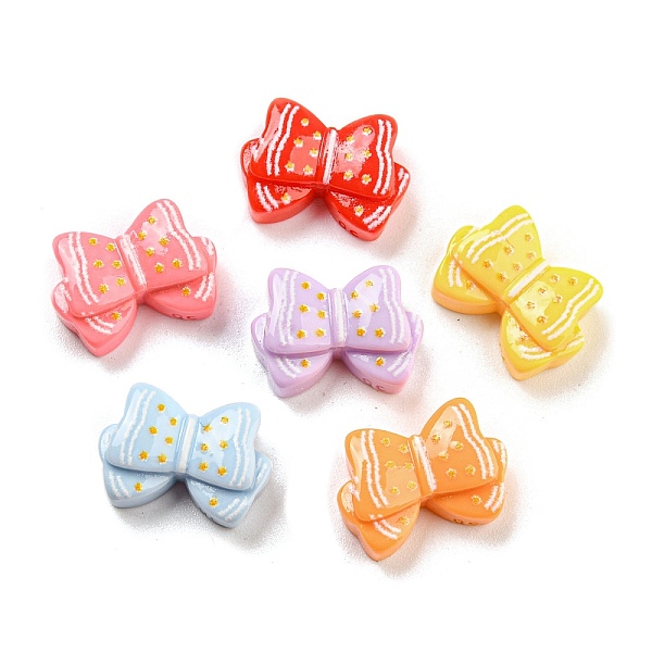 PandaHall Opaque Resin Cabochons, Gold Dot Bowknot, Mixed Color, 9.5x13.5x5mm Resin Bowknot Multicolor
PandaHall Opaque Resin Cabochons, Gold Dot Bowknot, Mixed Color, 9.5x13.5x5mm Resin Bowknot Multicolor