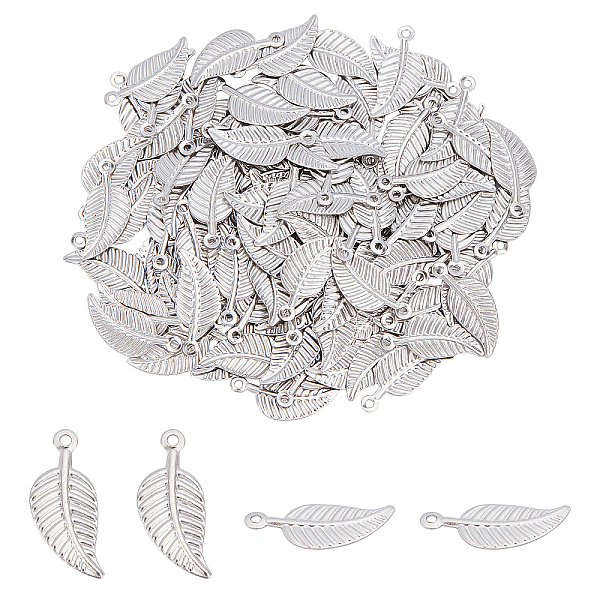 PandaHall Unicraftale Stainless Steel Charms, Leaf, Stainless Steel Color, 14x6x0.5mm, Hole: 1mm, 120pcs/box Stainless Steel Leaf
PandaHall Unicraftale Stainless Steel Charms, Leaf, Stainless Steel Color, 14x6x0.5mm, Hole: 1mm, 120pcs/box Stainless Steel Leaf