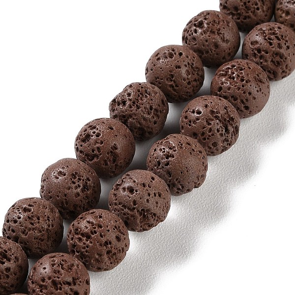 PandaHall Synthetic Lava Rock Dyed Beads Strands, Round, Coconut Brown, 10mm, Hole: 1mm, about 41pcs/strand, 15.20''(38.6cm) Lava Rock Round
PandaHall Synthetic Lava Rock Dyed Beads Strands, Round, Coconut Brown, 10mm, Hole: 1mm, about 41pcs/strand, 15.20''(38.6cm) Lava Rock Round