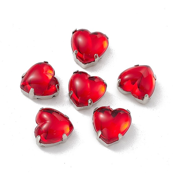 PandaHall Heart Sew On Rhinestones, Smooth Face Taiwan Acrylic Rhinestone, Multi-Strand Links, with Platinum Tone Brass Prong Settings, Red...
PandaHall Heart Sew On Rhinestones, Smooth Face Taiwan Acrylic Rhinestone, Multi-Strand Links, with Platinum Tone Brass Prong Settings, Red...