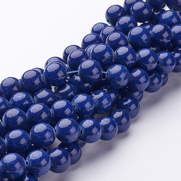 PandaHall Natural Mashan Jade Round Beads Strands, Dyed, Midnight Blue, 10mm, Hole: 1mm, about 41pcs/strand, 15.7 inch Mashan Jade Round...
PandaHall Natural Mashan Jade Round Beads Strands, Dyed, Midnight Blue, 10mm, Hole: 1mm, about 41pcs/strand, 15.7 inch Mashan Jade Round...