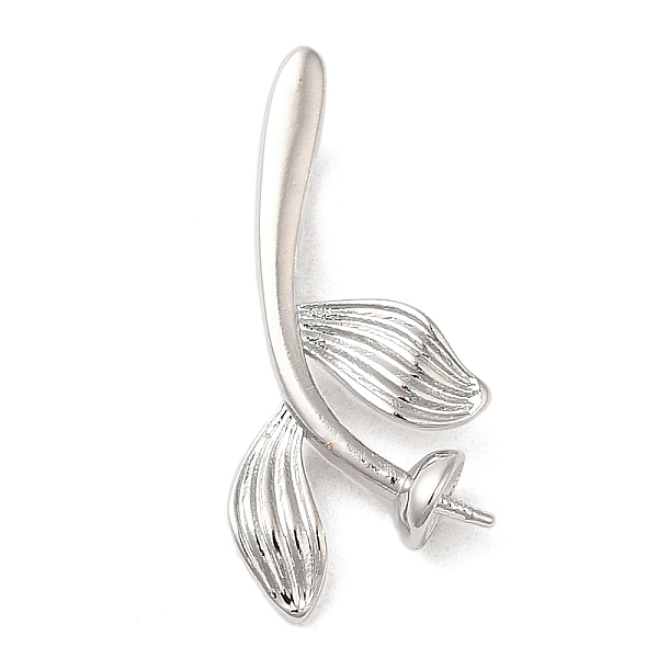 PandaHall Rack Plating Brass Cup Peg Bails, Flower, for Half Drilled Beads, Platinum, 21x10x3.5mm, Hole: 6x2mm, Pin: 0.9mm Brass
PandaHall Rack Plating Brass Cup Peg Bails, Flower, for Half Drilled Beads, Platinum, 21x10x3.5mm, Hole: 6x2mm, Pin: 0.9mm Brass