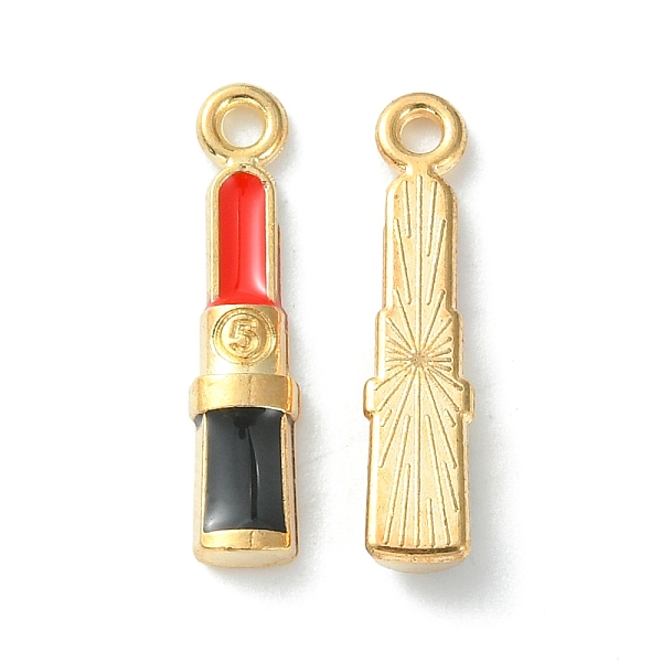 PandaHall Alloy Enamel Pendants, Lipstick Charm, Golden, Red, 19x4x2.5mm, Hole: 1.5mm Alloy+Enamel Others Red
PandaHall Alloy Enamel Pendants, Lipstick Charm, Golden, Red, 19x4x2.5mm, Hole: 1.5mm Alloy+Enamel Others Red