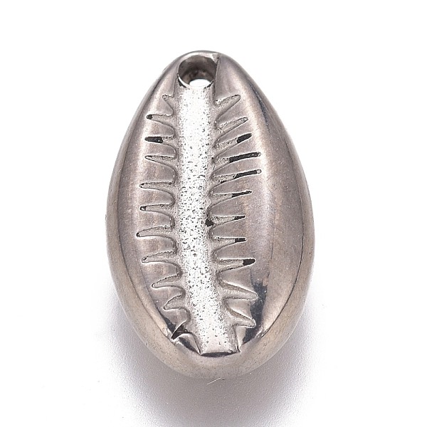 PandaHall 304 Stainless Steel Pendants, Cowrie Shell Shape, Stainless Steel Color, 14x8x4mm, Hole: 1mm 304 Stainless Steel Shell Shape
PandaHall 304 Stainless Steel Pendants, Cowrie Shell Shape, Stainless Steel Color, 14x8x4mm, Hole: 1mm 304 Stainless Steel Shell Shape
