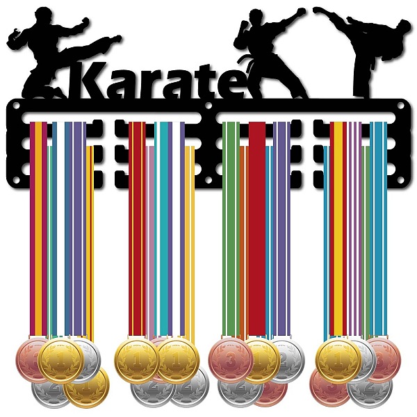 PandaHall Sports Theme Iron Medal Hanger Holder Display Wall Rack, 3-Line, with Screws, Javelin, Sports, 130x290mm, Hole: 5mm Iron Sports..., Black
PandaHall Sports Theme Iron Medal Hanger Holder Display Wall Rack, 3-Line, with Screws, Javelin, Sports, 130x290mm, Hole: 5mm Iron Sports..., Black