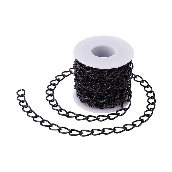 PandaHall Yilisi Decorative Chain Aluminium Twisted Chains Curb Chains, Unwelded, with Plastic Spools, Electrophoresis Black, 15x10x2mm...
PandaHall Yilisi Decorative Chain Aluminium Twisted Chains Curb Chains, Unwelded, with Plastic Spools, Electrophoresis Black, 15x10x2mm...