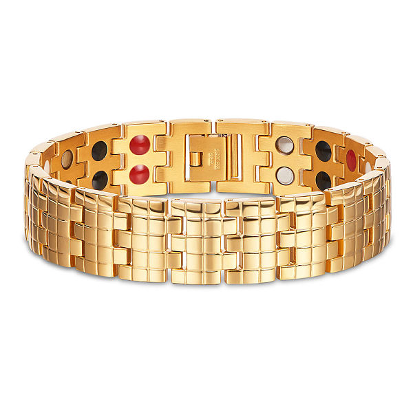 PandaHall SHEGRACE Stainless Steel Watch Band Bracelets, Golden, 8-5/8 inch(22cm) Stainless Steel
PandaHall SHEGRACE Stainless Steel Watch Band Bracelets, Golden, 8-5/8 inch(22cm) Stainless Steel