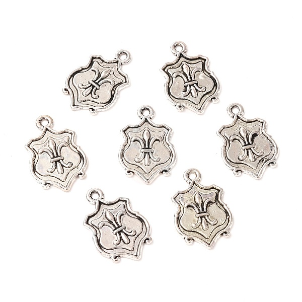 PandaHall Tibetan Style Alloy Shield Carved Fleur De Lis Pendants, Antique Silver, Lead Free & Cadmium Free, 24x15x2mm, Hole: 2mm Alloy...
PandaHall Tibetan Style Alloy Shield Carved Fleur De Lis Pendants, Antique Silver, Lead Free & Cadmium Free, 24x15x2mm, Hole: 2mm Alloy...
