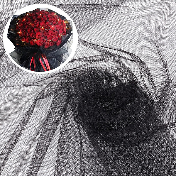 PandaHall Polyester Tulle Fabric, For Bouquet Packaging, Party Decoration, Black, 63 inch(1600mm), about 18 Yards/Bag Polyester None Black
PandaHall Polyester Tulle Fabric, For Bouquet Packaging, Party Decoration, Black, 63 inch(1600mm), about 18 Yards/Bag Polyester None Black
