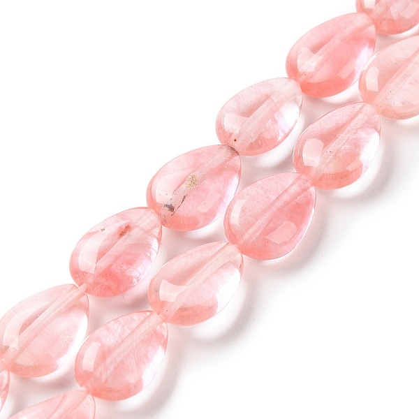 PandaHall Cherry Quartz Glass Beads Strands, Flat Teardrop, 13~14x9.5~10x5~5.5mm, Hole: 1.2mm, about 28pcs/strand, 15.16''(38.5cm) Cherry...
PandaHall Cherry Quartz Glass Beads Strands, Flat Teardrop, 13~14x9.5~10x5~5.5mm, Hole: 1.2mm, about 28pcs/strand, 15.16''(38.5cm) Cherry...