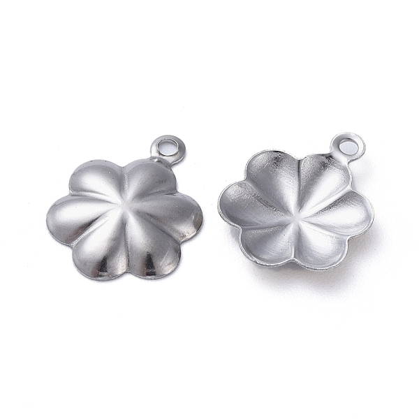 PandaHall 304 Stainless Steel Charms, Flower, Stainless Steel Color, 13.5x10x1.8mm, Hole: 1.2mm 304 Stainless Steel Flower
PandaHall 304 Stainless Steel Charms, Flower, Stainless Steel Color, 13.5x10x1.8mm, Hole: 1.2mm 304 Stainless Steel Flower