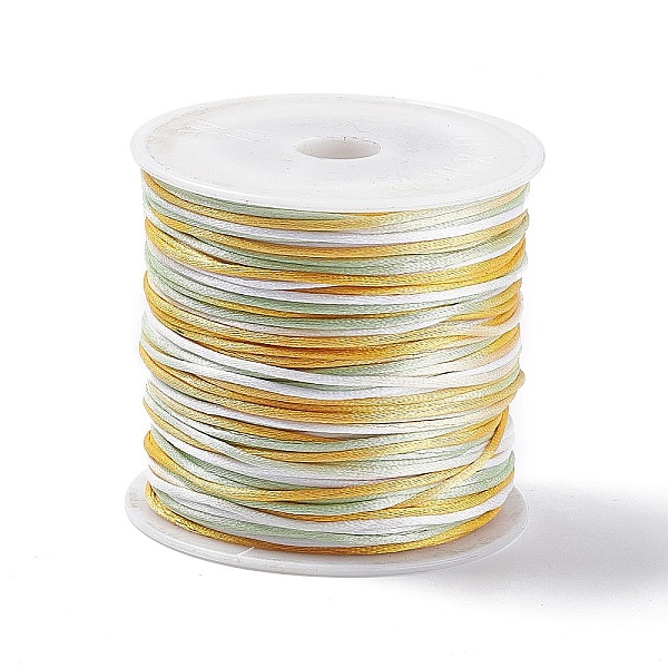 PandaHall Segment Dyed Nylon Thread Cord, Rattail Satin Cord, for DIY Jewelry Making, Chinese Knot, Gold, 1mm Nylon Gold
PandaHall Segment Dyed Nylon Thread Cord, Rattail Satin Cord, for DIY Jewelry Making, Chinese Knot, Gold, 1mm Nylon Gold