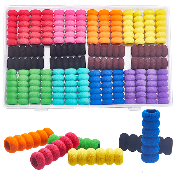 PandaHall Gorgecraft 60Pcs 10 Colors EVA Foam Pencil Gripper, Pencil Holder, for Kids Students, Mixed Color, 37.5x12.5mm, Inner Diameter..., Multicolor
PandaHall Gorgecraft 60Pcs 10 Colors EVA Foam Pencil Gripper, Pencil Holder, for Kids Students, Mixed Color, 37.5x12.5mm, Inner Diameter..., Multicolor