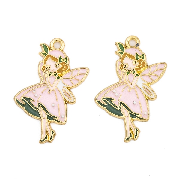 PandaHall Rack Plating Alloy Enamel Pendants, Golden, Angel Charm, Misty Rose, 30x20x1.5mm, Hole: 1.8mm Alloy+Enamel Angel & Fairy
PandaHall Rack Plating Alloy Enamel Pendants, Golden, Angel Charm, Misty Rose, 30x20x1.5mm, Hole: 1.8mm Alloy+Enamel Angel & Fairy
