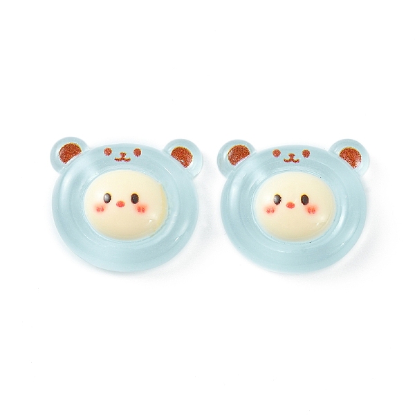 PandaHall Opaque Resin Cabochons, Animals Bear Cabochons, Light Cyan, 23x25.5x10mm Resin Bear
PandaHall Opaque Resin Cabochons, Animals Bear Cabochons, Light Cyan, 23x25.5x10mm Resin Bear