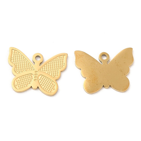 PandaHall Ion Plating(IP) 316L Surgical Stainless Steel Pendants, Butterfly Charm, Real 18K Gold Plated, 11.5x15x1mm, Hole: 1mm 316L...
PandaHall Ion Plating(IP) 316L Surgical Stainless Steel Pendants, Butterfly Charm, Real 18K Gold Plated, 11.5x15x1mm, Hole: 1mm 316L...