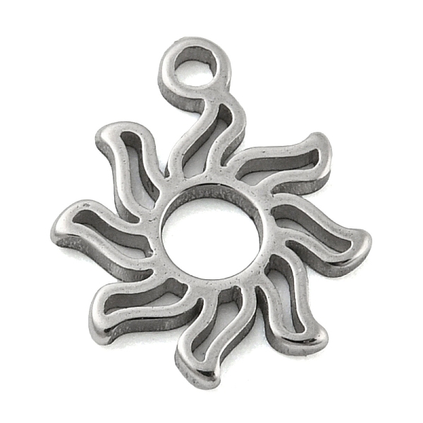 PandaHall Laser Cut 304 Stainless Steel Charms, Sun Charms, Stainless Steel Color, 11x10x1mm, Hole: 1.2mm 304 Stainless Steel Sun
PandaHall Laser Cut 304 Stainless Steel Charms, Sun Charms, Stainless Steel Color, 11x10x1mm, Hole: 1.2mm 304 Stainless Steel Sun
