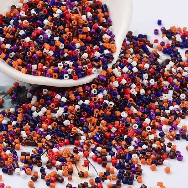PandaHall Baking Paint Glass Seed Beads, Cylinder, Dark Red, 2x1.5mm, Hole: 1mm, about 5599pcs/50g Glass
PandaHall Baking Paint Glass Seed Beads, Cylinder, Dark Red, 2x1.5mm, Hole: 1mm, about 5599pcs/50g Glass