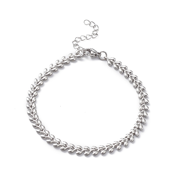 PandaHall 304 Stainless Steel Cobs Chain Bracelets for Men Women, Stainless Steel Color, 7-1/2 inch(19cm) 304 Stainless Steel
PandaHall 304 Stainless Steel Cobs Chain Bracelets for Men Women, Stainless Steel Color, 7-1/2 inch(19cm) 304 Stainless Steel