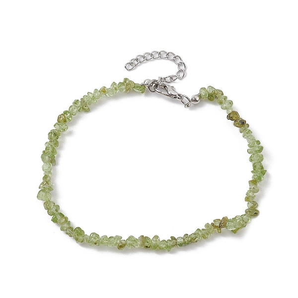 PandaHall Natural Gemstone Beads Anklets, Chips, 10-5/8~11 inch(27~28cm) Olive Quartz
PandaHall Natural Gemstone Beads Anklets, Chips, 10-5/8~11 inch(27~28cm) Olive Quartz