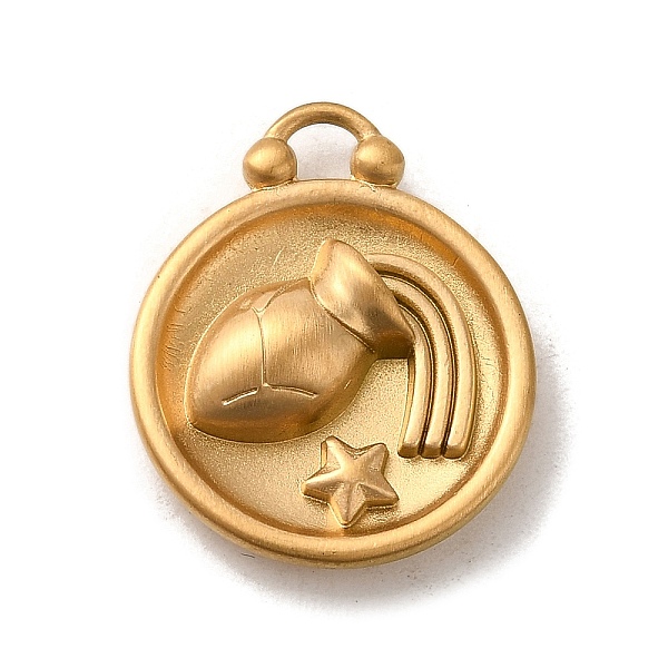 PandaHall 304 Stainless Steel Pendants, Flat Round with Constellations Charm, Matte Gold Color, Aquarius, 20.5x17x3mm, Hole: 2.5x2mm 304...
PandaHall 304 Stainless Steel Pendants, Flat Round with Constellations Charm, Matte Gold Color, Aquarius, 20.5x17x3mm, Hole: 2.5x2mm 304...
