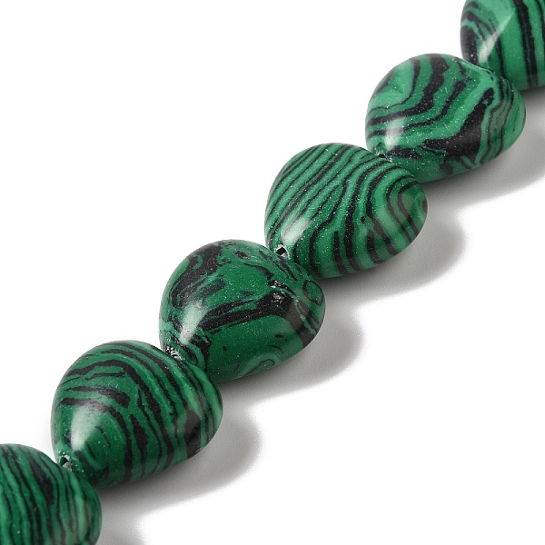 PandaHall Synthetic Malachite Beads Strands, Heart, 15x16x7.5mm, Hole: 1mm, about 12pcs/strand, 6.97''~7.09''(17.7~18cm) Malachite Heart
PandaHall Synthetic Malachite Beads Strands, Heart, 15x16x7.5mm, Hole: 1mm, about 12pcs/strand, 6.97''~7.09''(17.7~18cm) Malachite Heart