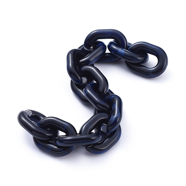 PandaHall Transparent Acrylic Handmade Cable Chain, Oval, Dark Blue, 23.5x18x5mm, about 39.37 inch(1m)/strand Acrylic Blue
PandaHall Transparent Acrylic Handmade Cable Chain, Oval, Dark Blue, 23.5x18x5mm, about 39.37 inch(1m)/strand Acrylic Blue