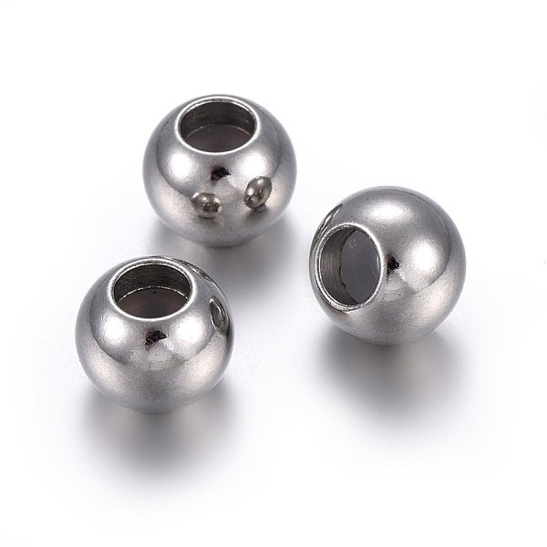 PandaHall 201 Stainless Steel Beads, with Rubber Inside, Slider Beads, Stopper Beads, Rondelle, Stainless Steel Color, 8x6mm, Hole: 2mm 201...
PandaHall 201 Stainless Steel Beads, with Rubber Inside, Slider Beads, Stopper Beads, Rondelle, Stainless Steel Color, 8x6mm, Hole: 2mm 201...