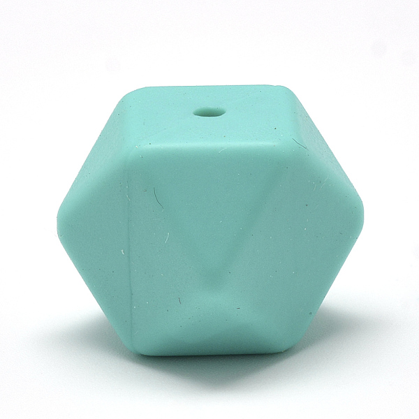 PandaHall Food Grade Eco-Friendly Silicone Beads, Chewing Beads For Teethers, DIY Nursing Necklaces Making, Faceted Cube, Cyan, 14x14x14mm...
PandaHall Food Grade Eco-Friendly Silicone Beads, Chewing Beads For Teethers, DIY Nursing Necklaces Making, Faceted Cube, Cyan, 14x14x14mm...