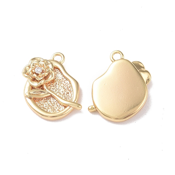 PandaHall Brass Micro Pave Cubic Zirconia Pendants, Flower, Real 18K Gold Plated, 16x12x3.5mm, Hole: 1mm Brass+Cubic Zirconia Flower Clear
PandaHall Brass Micro Pave Cubic Zirconia Pendants, Flower, Real 18K Gold Plated, 16x12x3.5mm, Hole: 1mm Brass+Cubic Zirconia Flower Clear