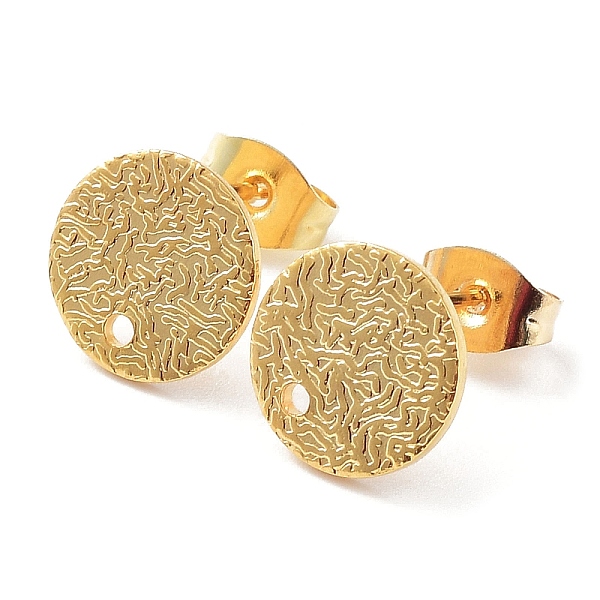 PandaHall 201 Stainless Steel Flat Round Stud Earring Findings, with 304 Stainless Steel Pins, Golden, 10x0.8mm, Hole: 1.2mm, Pin: 0.7mm 304...
PandaHall 201 Stainless Steel Flat Round Stud Earring Findings, with 304 Stainless Steel Pins, Golden, 10x0.8mm, Hole: 1.2mm, Pin: 0.7mm 304...