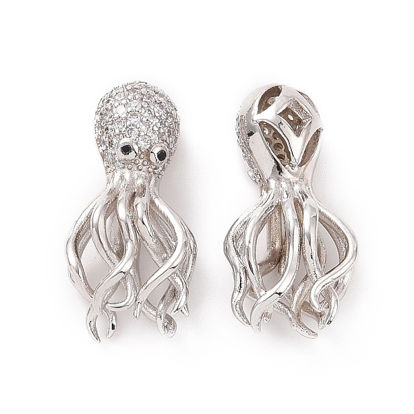 PandaHall Eco-friendly Rack Plating Brass Micro Pave Cubic Zirconia Beads, Cadmium Free & Lead Free, Long-Lasting Plated, Octopus, Platinum..., Clear
PandaHall Eco-friendly Rack Plating Brass Micro Pave Cubic Zirconia Beads, Cadmium Free & Lead Free, Long-Lasting Plated, Octopus, Platinum..., Clear