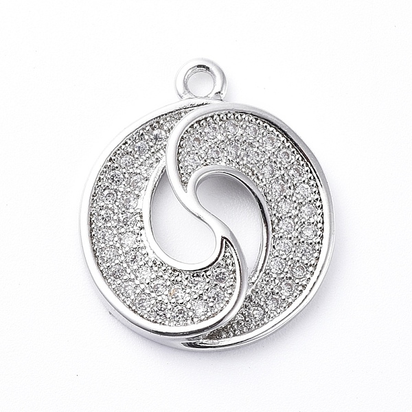 PandaHall Brass Micro Pave Cubic Zirconia Pendants, Flat Round, Clear, Platinum, 18x15.5x3.5mm, Hole: 1.5mm Brass+Cubic Zirconia Flat Round...
PandaHall Brass Micro Pave Cubic Zirconia Pendants, Flat Round, Clear, Platinum, 18x15.5x3.5mm, Hole: 1.5mm Brass+Cubic Zirconia Flat Round...