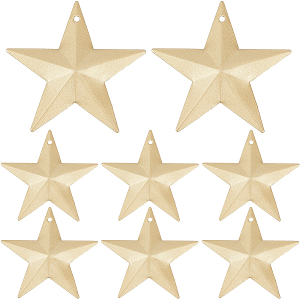 PandaHall GORGECRAFT 30PCS 2.4" Matte Gold Metal Star Decor Barn Star with Hole Iron Vintage Wall Arts Hanging Wall Decors for Crafts House...
PandaHall GORGECRAFT 30PCS 2.4" Matte Gold Metal Star Decor Barn Star with Hole Iron Vintage Wall Arts Hanging Wall Decors for Crafts House...