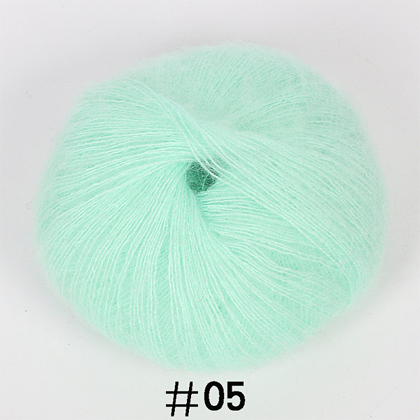 PandaHall 25g Angora Mohair Wool Knitting Yarn, for Shawl Scarf Doll Crochet Supplies, Aquamarine, 1mm Angora Green
PandaHall 25g Angora Mohair Wool Knitting Yarn, for Shawl Scarf Doll Crochet Supplies, Aquamarine, 1mm Angora Green