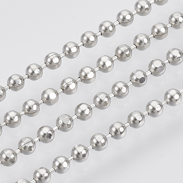 PandaHall Brass Ball Chains, Faceted, Long-Lasting Plated, Soldered, with Spool, Cadmium Free & Nickel Free & Lead Free, Platinum, 2mm...
PandaHall Brass Ball Chains, Faceted, Long-Lasting Plated, Soldered, with Spool, Cadmium Free & Nickel Free & Lead Free, Platinum, 2mm...