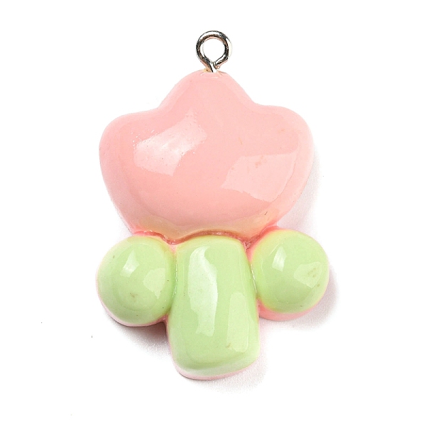 PandaHall Opaque Resin Pendants, Flower Charms, with Platinum Tone Iron Loops, Pink, 36x24.5x10mm, Hole: 1.6mm Iron+Resin Flower Pink
PandaHall Opaque Resin Pendants, Flower Charms, with Platinum Tone Iron Loops, Pink, 36x24.5x10mm, Hole: 1.6mm Iron+Resin Flower Pink