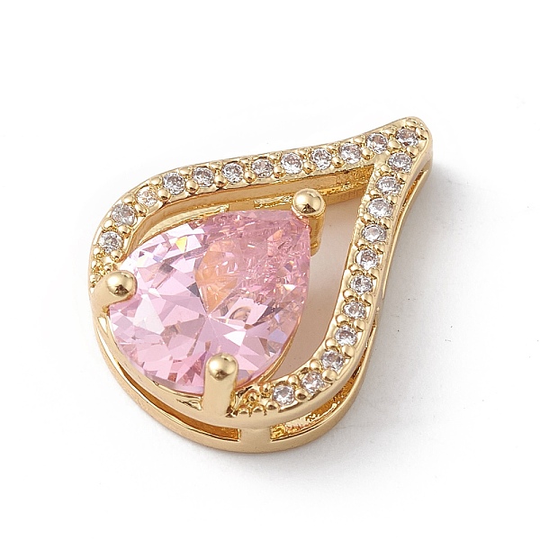 PandaHall Rack Plating Brass Micro Pave Cubic Zirconia Slide Charms, Long-Lasting Plated, Cadmium Free & Lead Free, Real 18K Gold Plated..., Pink
PandaHall Rack Plating Brass Micro Pave Cubic Zirconia Slide Charms, Long-Lasting Plated, Cadmium Free & Lead Free, Real 18K Gold Plated..., Pink