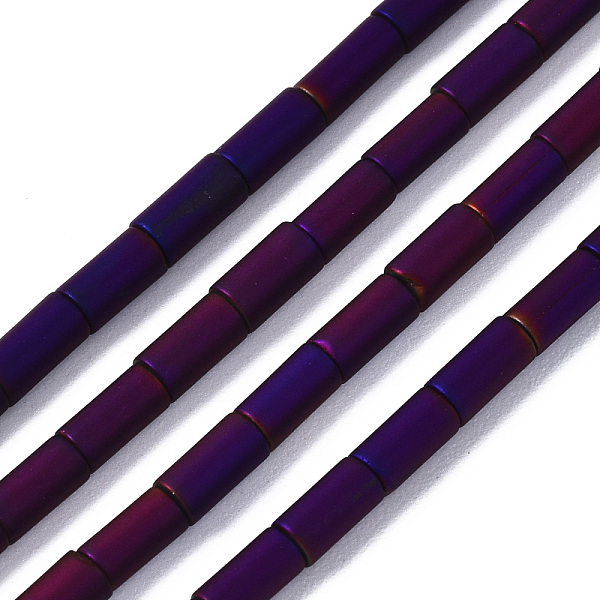 PandaHall Electroplate Glass Beads Strands, Frosted, Column, Indigo, 5x2.5mm, Hole: 0.8mm, about 72~75pcs/strand, 13.98 inch~14.25 inch..., Purple
PandaHall Electroplate Glass Beads Strands, Frosted, Column, Indigo, 5x2.5mm, Hole: 0.8mm, about 72~75pcs/strand, 13.98 inch~14.25 inch..., Purple
